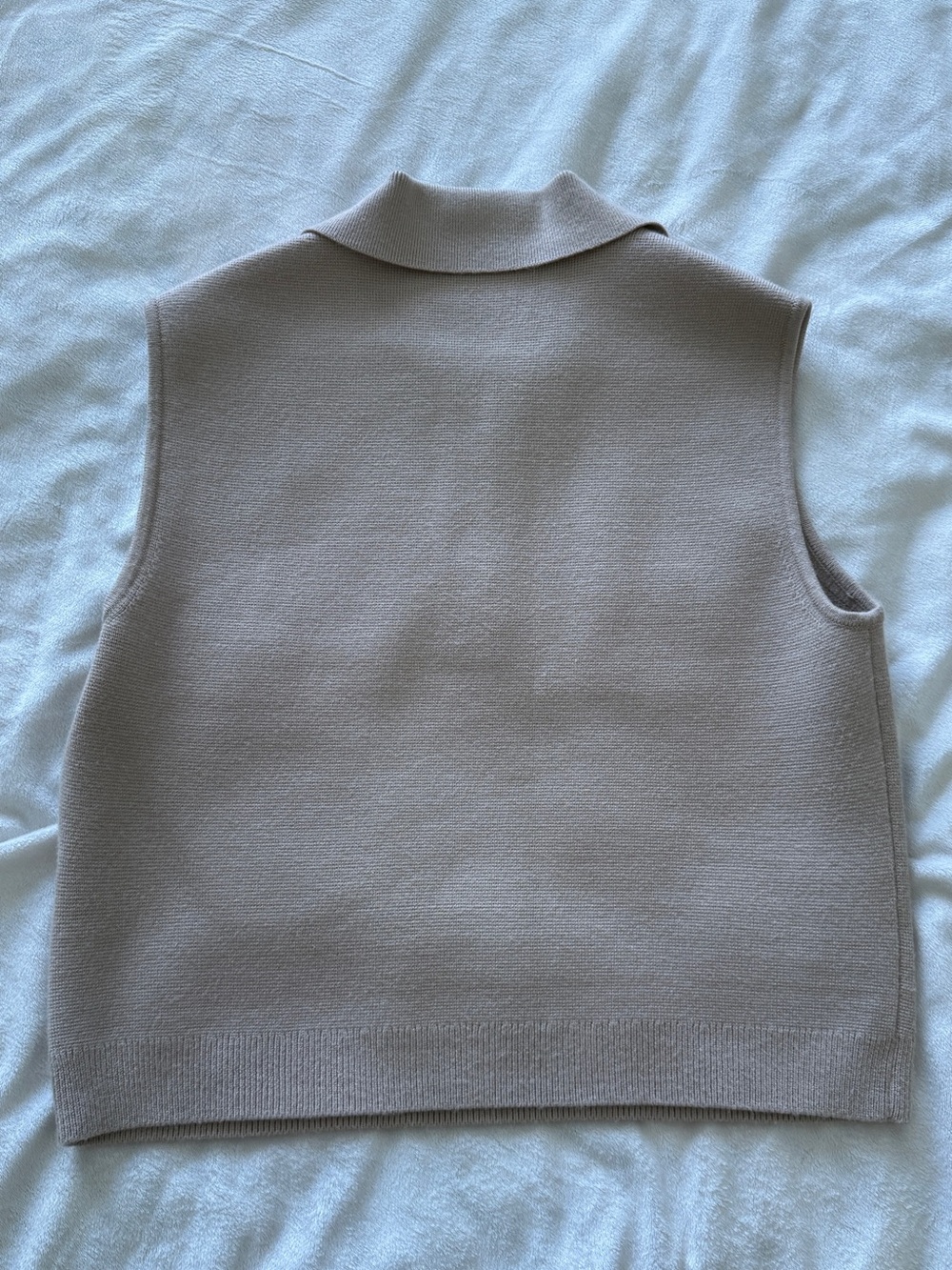 Abercrombie & Fitch Taupe Knit Polo Shirt - Picture 6 of 6